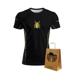 Spiderman Tom Holland Negro - dorado